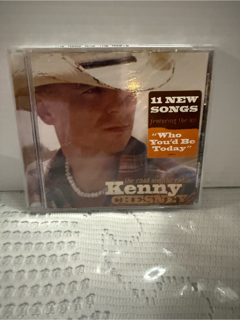 Brown Cowboy Hat Necklace CD Case - Men Accessories